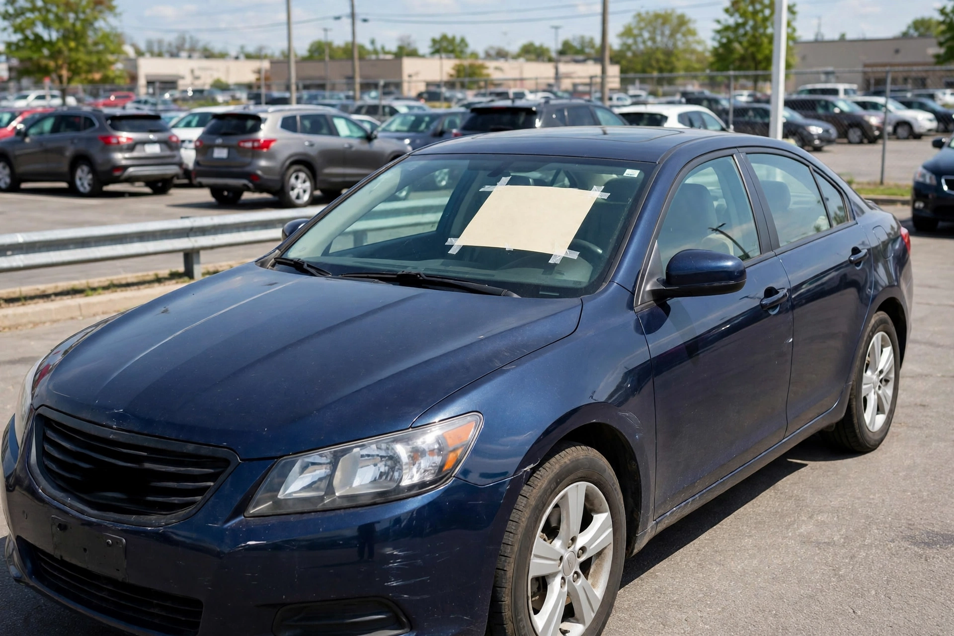 Coche de segunda mano a la venta en un concesionario